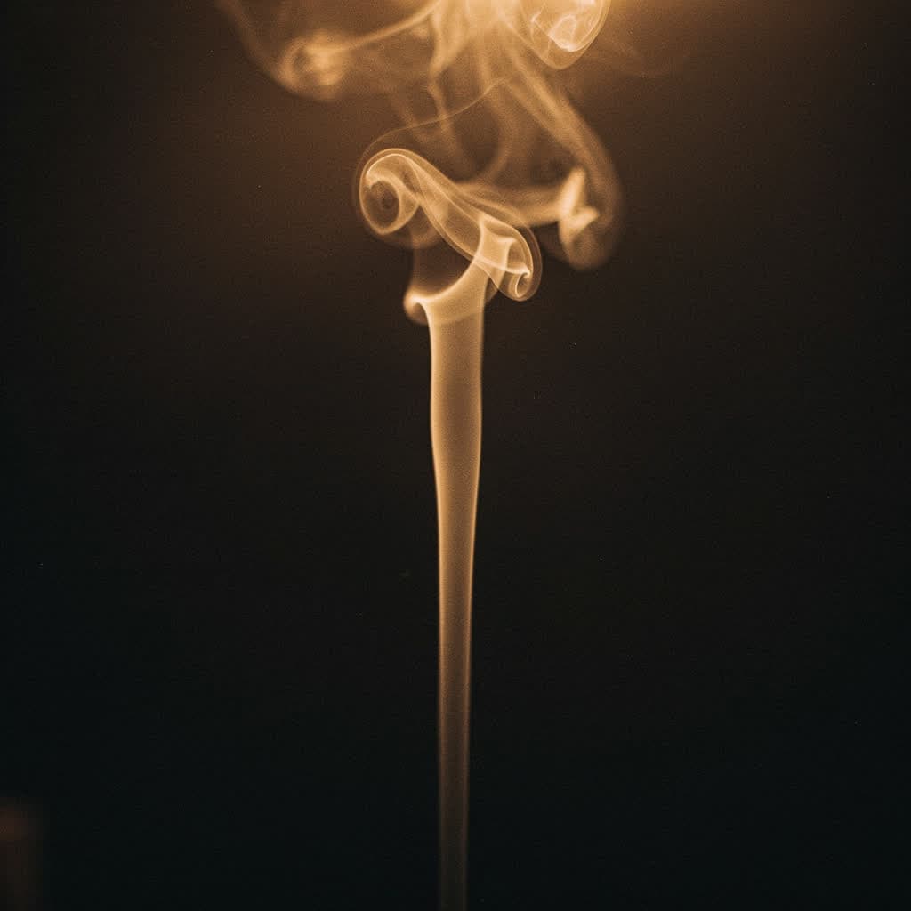 Warm steam rising